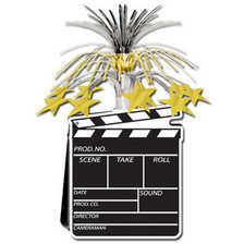 Movie Set Clapboard Centrepiece