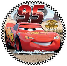CARS EDIBLE ICING IMAGE LIGHTNING MC QUEEN