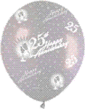 25th Anniv Silver All over print