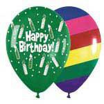 Happy Birthday Candles Met asst AOP