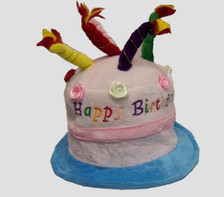 HAPPY BIRTHDAY HAT WITH CANDLES