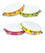TAMBOURINE - NEON 5 1/2 ' each