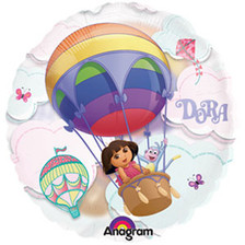 66cm Dora The Explorer See-Thru Balloon