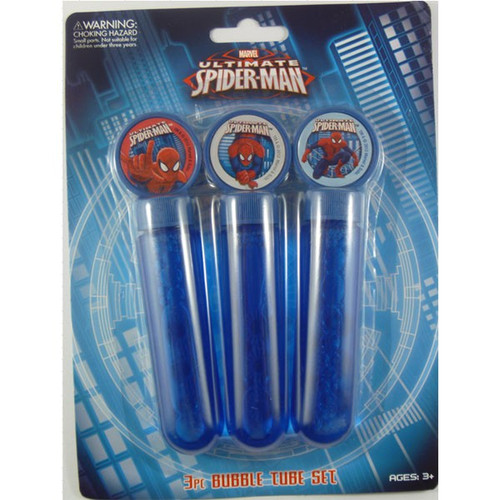 The Ultimate Spiderman Bubble Set Pk3
