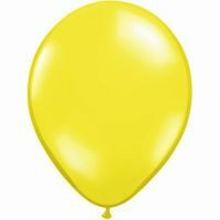 12cm Jewel Citrine Yellow Latex Balloon