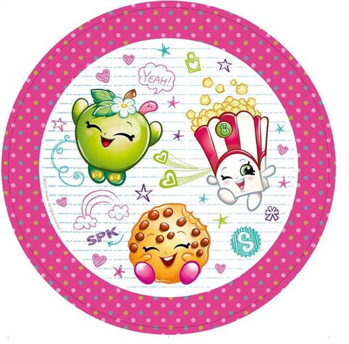 Shopkins Luncheon Plates Paper