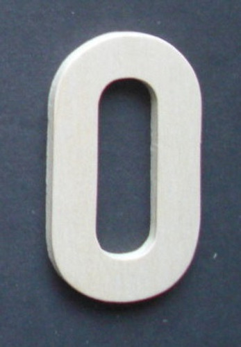 Wooden Number 0