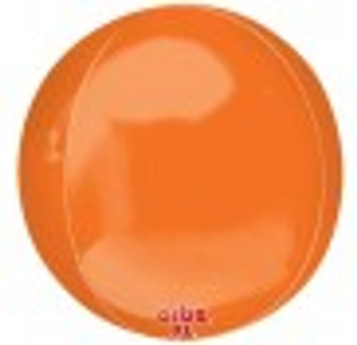 Orange Orb Balloon 16"