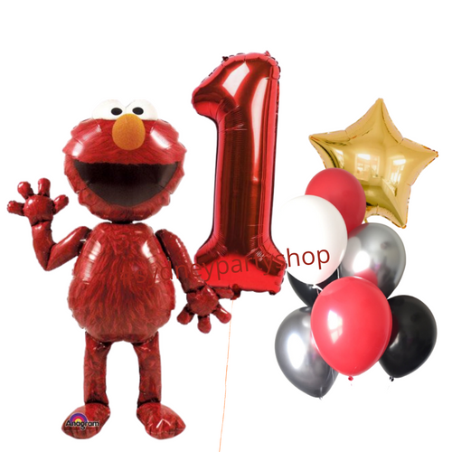 Elmo party balloon bundle