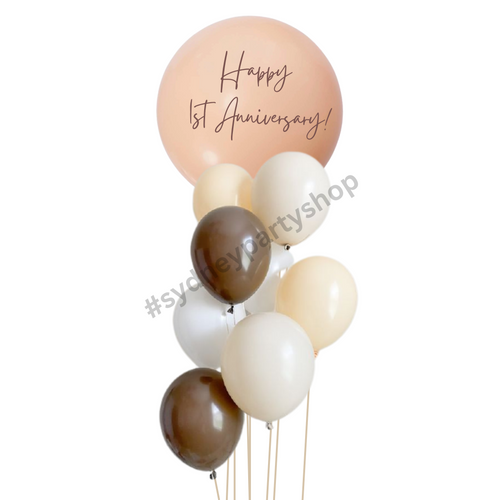 Personalized Anniversary Balloon Bouquet 