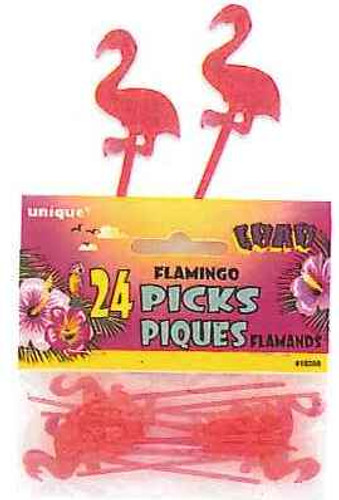 FLAMINGO PICKS 7.5 CM X 24