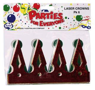 HATS CROWN LASER PACK 6