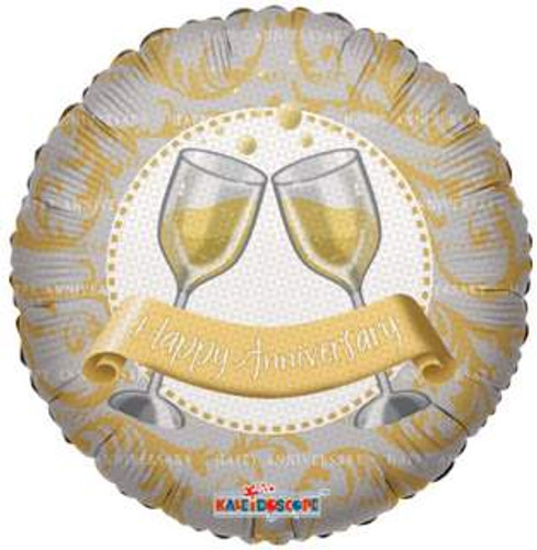 FOILBAL.18" CHAMPAGNE GLASSES