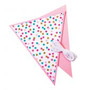 POP Bunting Flag  Pink Turq  Gold Dots 3m