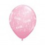 its a Girl 12cm Latex Balloon small