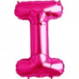 Letter I Megaloon Hot Pink Foil 86cm Shape