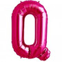 Letter Q Megaloon Hot Pink Foil 86cm Shape