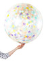 Multicolor Light Confetti Jumbo 90cm Inflated On Weight