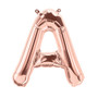 Rose Gold Letter A Megaloon Balloon