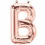Rose Gold Letter B Megaloon Balloon