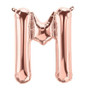 Rose Gold Letter M Megaloon Balloon