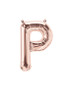 Rose Gold Letter P Megaloon Balloon