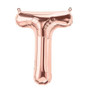 Rose Gold Letter T Megaloon Balloon