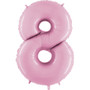 Pink Number 8 Megaloon Balloon