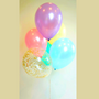 Confetti and latex Balloons Bouquet