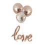 Love letters Confetti Balloons Bouquet