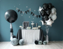 Monochrome Tassel and  Balloon bouquet combo