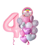 Pink Birthday girl balloon bundle