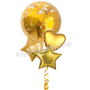 All Gold balloon bouquet