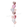 Shades of heart balloon bouquet