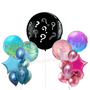 Gender Reveal All metallic balloon bouquet set