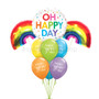 Happy Day Rainbow Balloon bouquet