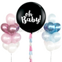 Gender Reveal ombre balloon bouquet