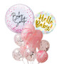 Personalized Hello baby jumbo balloon bouquet