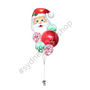 Personalised Santa Claus balloon bouquet