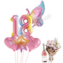 Pink Butterfly Debutant Balloon Package 