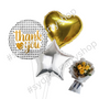 Thankful Balloon Bouquet with Flowers