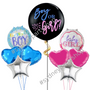 Pink and Blue Gender Reveal Balloon Set