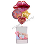 Love you balloon bouquet with Gift Box 