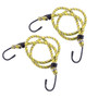 Bungee Cord Black & Yellow 121cm 2pc