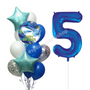 Shark Splash Birthday Balloon Bouquet 