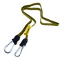 Bungee Cord Heavy Duty Flat With Carabiner Yellow 125cm