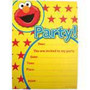 Elmo Licensed Invitations Pack 6