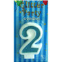 CANDLE NUMBER BLUE 2