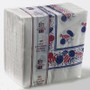 2PLY LUNCH NAPKINS  RED & BLUE PARTY 100