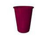 CUP BURGUNDY 285ml P25